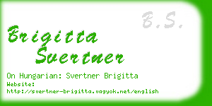 brigitta svertner business card